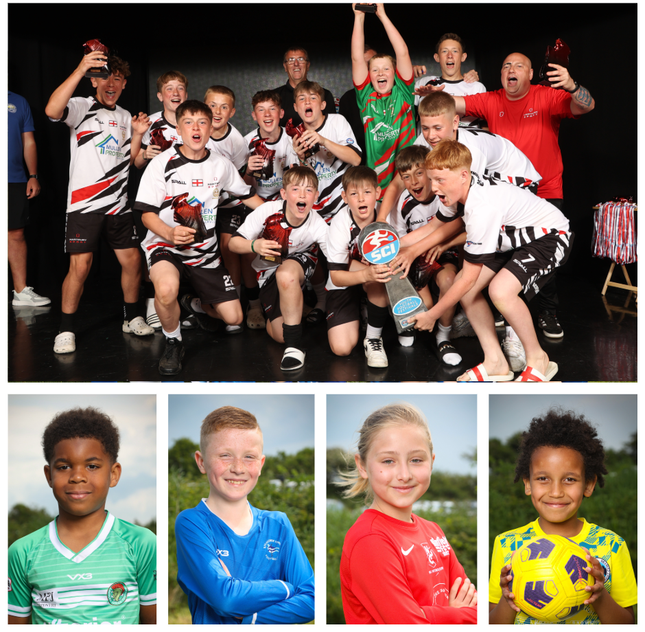 Football team photography